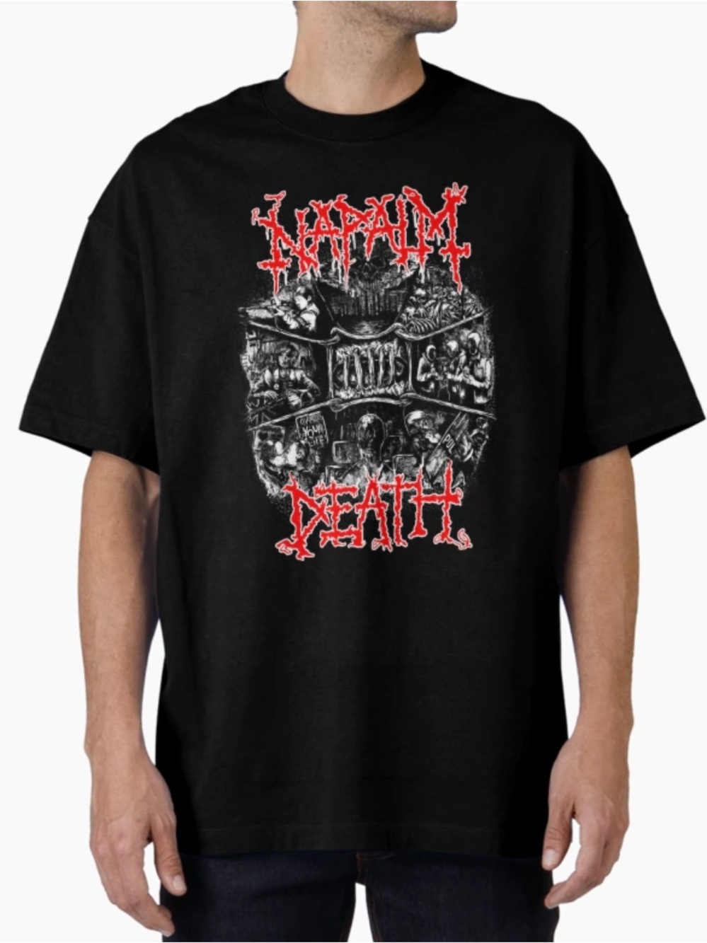Black Napalm Death Tour Tee